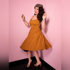 Vixen Mustard Ingenue Dress
